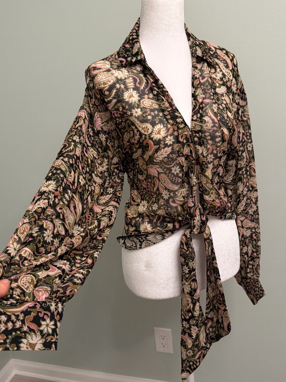 New Look Paisley Print Blouse